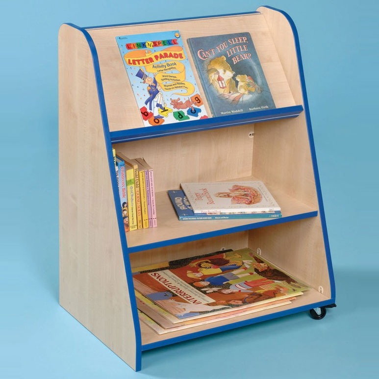 Denby Classroom Mobile Book Display, Introducing the Denby Classroom Mobile Book Display, the ultimate solution for storing books in limited spaces. Part of the Denby early years classroom and library furniture range, this book display unit offers a clever and innovative way to maximize storage space while ensuring easy accessibility to books. Crafted from high-quality MFC with PVC edging trim and delivered fully assembled, the Denby Classroom Mobile Book Display is ready to use right out of the box. Additi