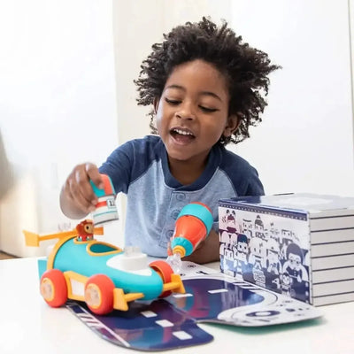 Design & Drill Bolt Buddies Race Car-Design & Drill Bolt Buddies Race Car