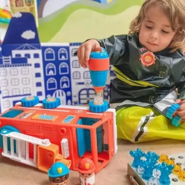 Design & Drill® Bolt Buddies Fire Truck-Design & Drill® Bolt Buddies Fire Truck