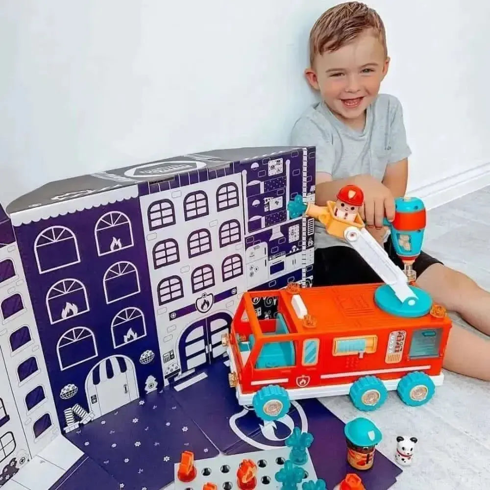 Design & Drill® Bolt Buddies Fire Truck-Design & Drill® Bolt Buddies Fire Truck