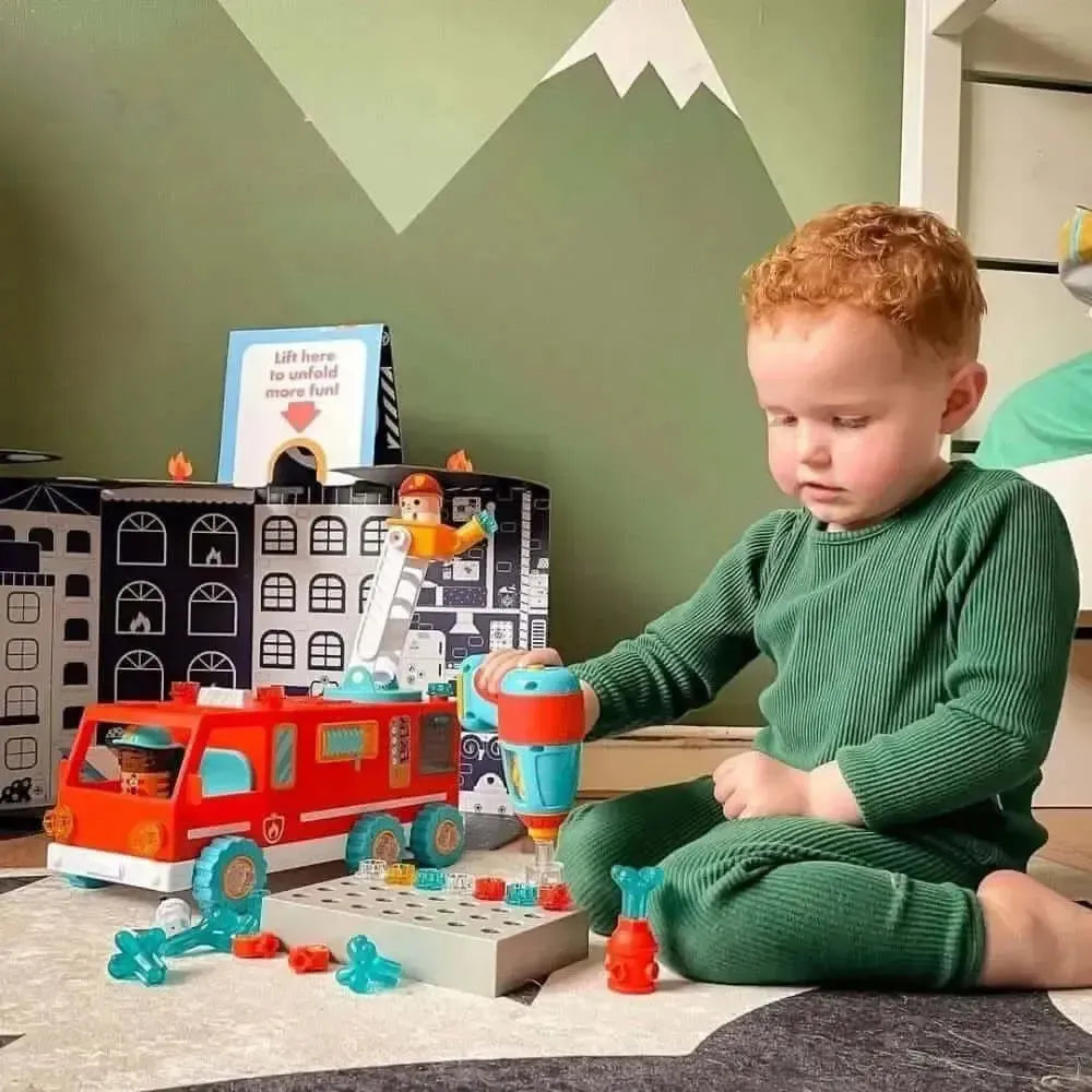 Design & Drill® Bolt Buddies Fire Truck-Design & Drill® Bolt Buddies Fire Truck