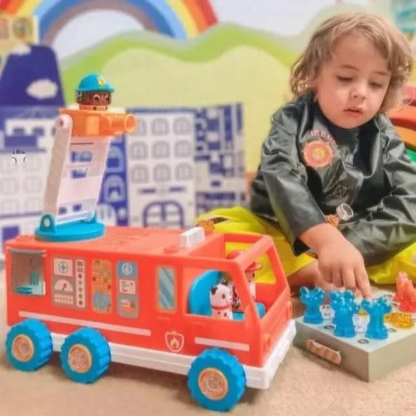 Design & Drill® Bolt Buddies Fire Truck-Design & Drill® Bolt Buddies Fire Truck