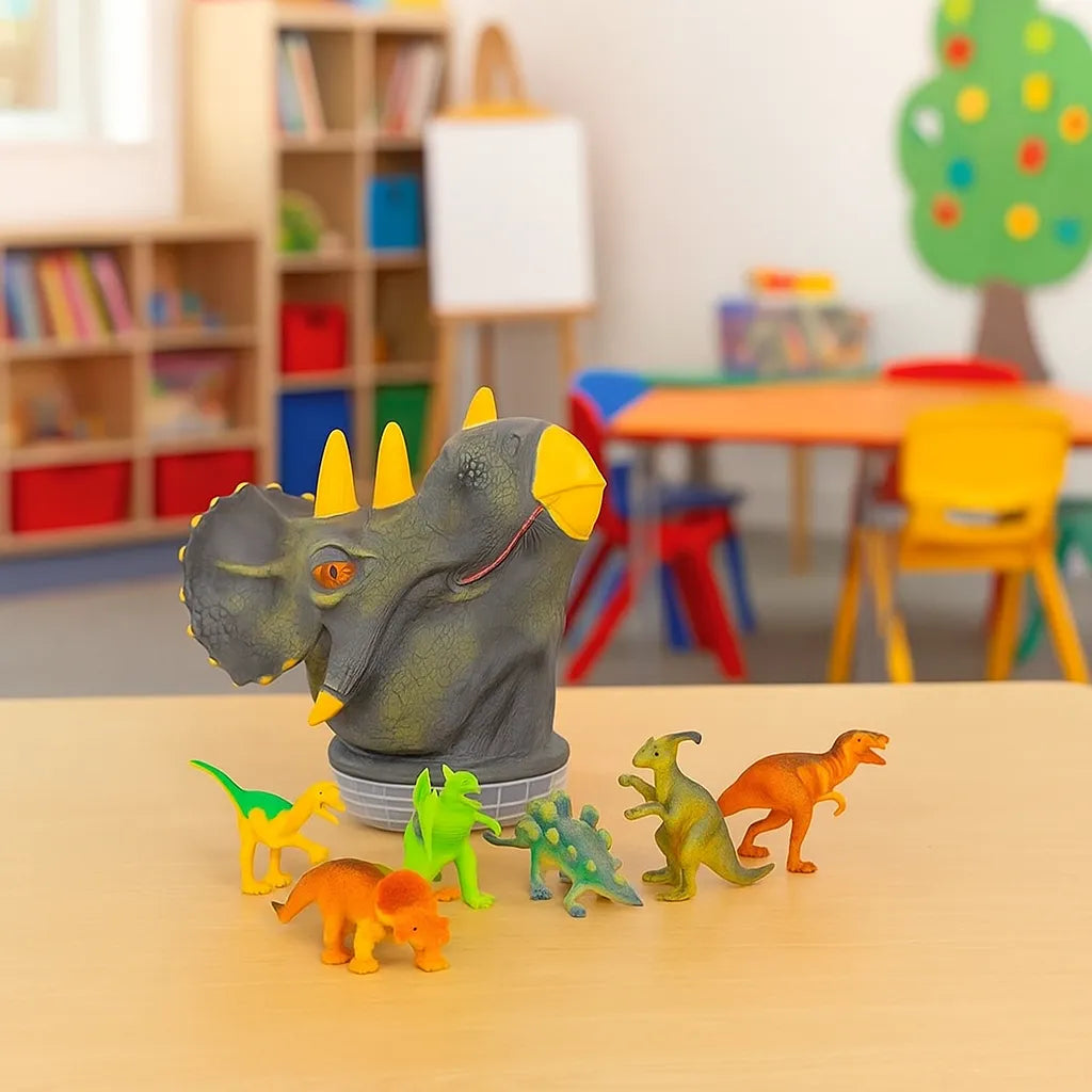 Dinosaur Triceratops Head Tub Large-Dinosaur Triceratops Head Tub Large