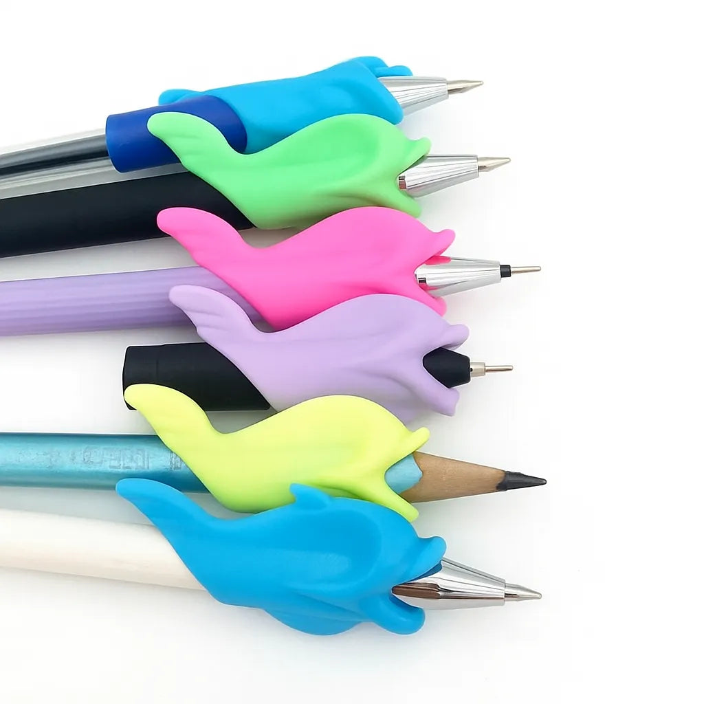 Dolphin Pencil Grips Pack of 5-Dolphin Pencil Grips Pack of 5
