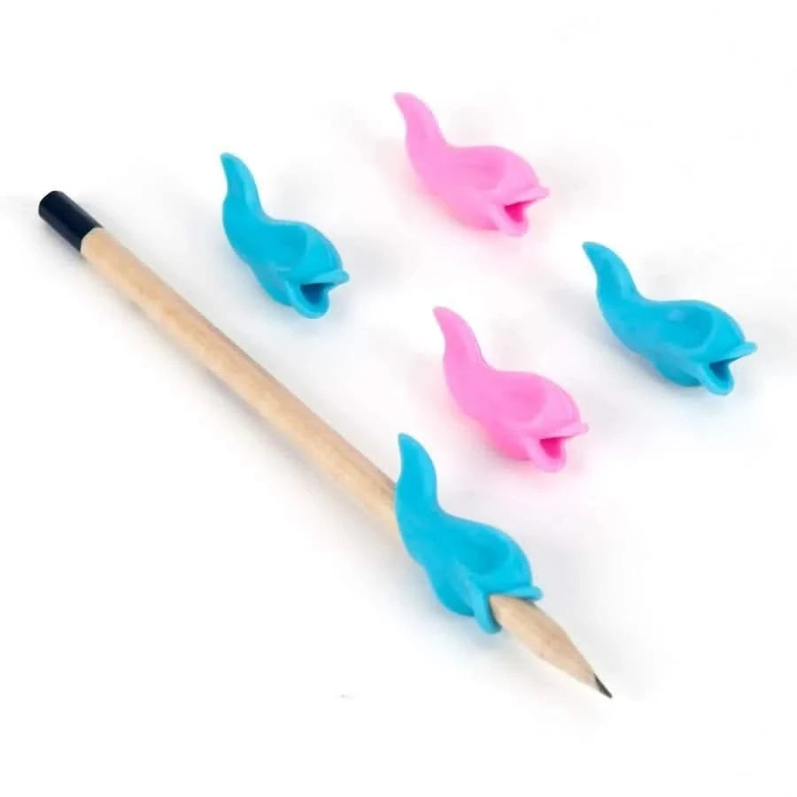 Dolphin Pencil Grips Pack of 5-Dolphin Pencil Grips Pack of 5