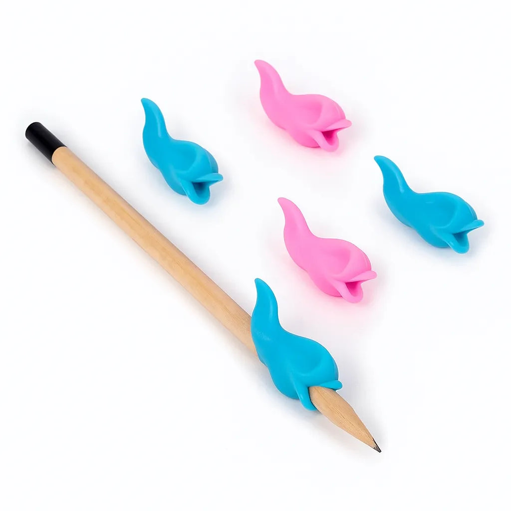 Dolphin Pencil Grips Pack of 5-Dolphin Pencil Grips Pack of 5