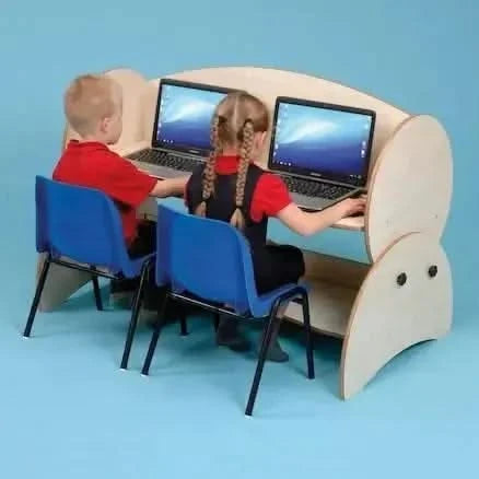 Double Computer Desk-Double Computer Desk