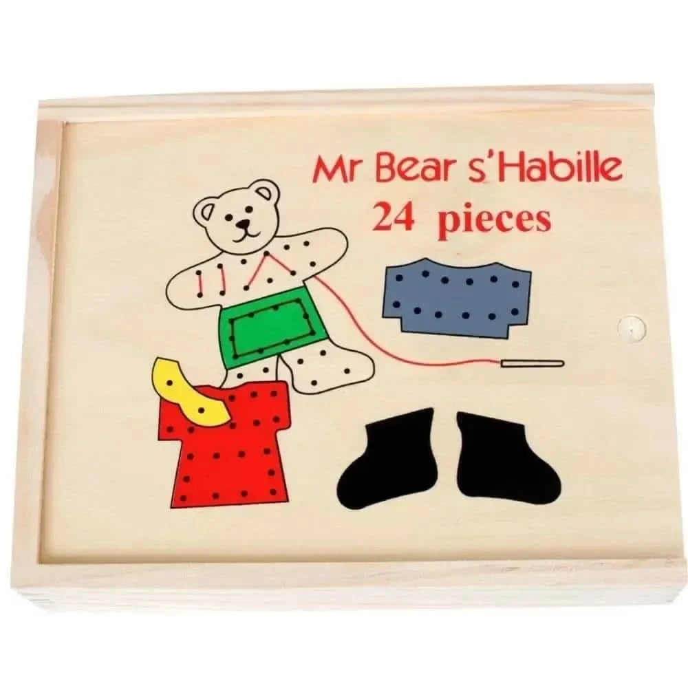 Dress-Up Bears Threading Game-Dress-Up Bears Threading Game