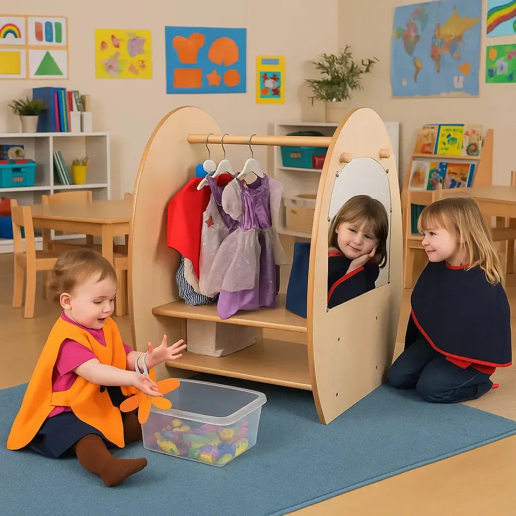 Dressing Up Trolley With Mirror-Dressing Up Trolley With Mirror