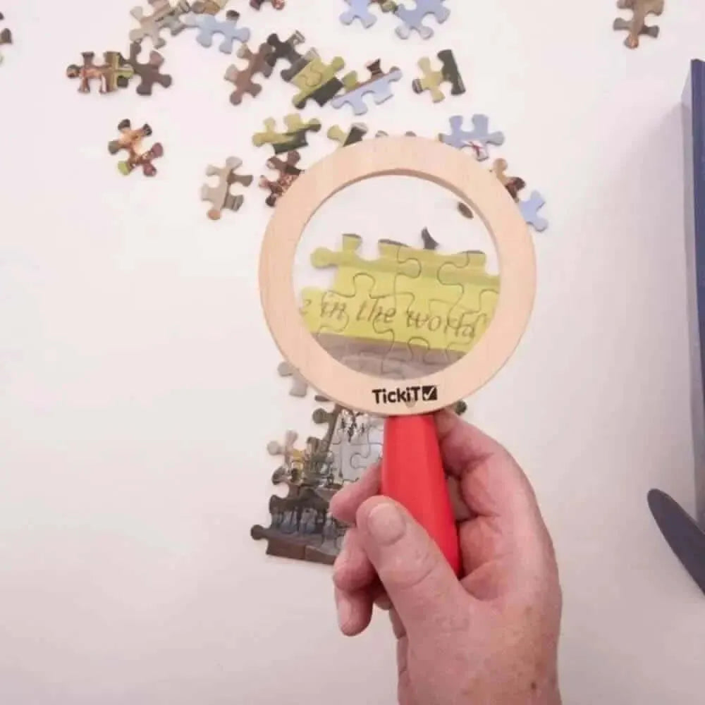 Easy Hold Wooden Hand Lens-Easy Hold Wooden Hand Lens