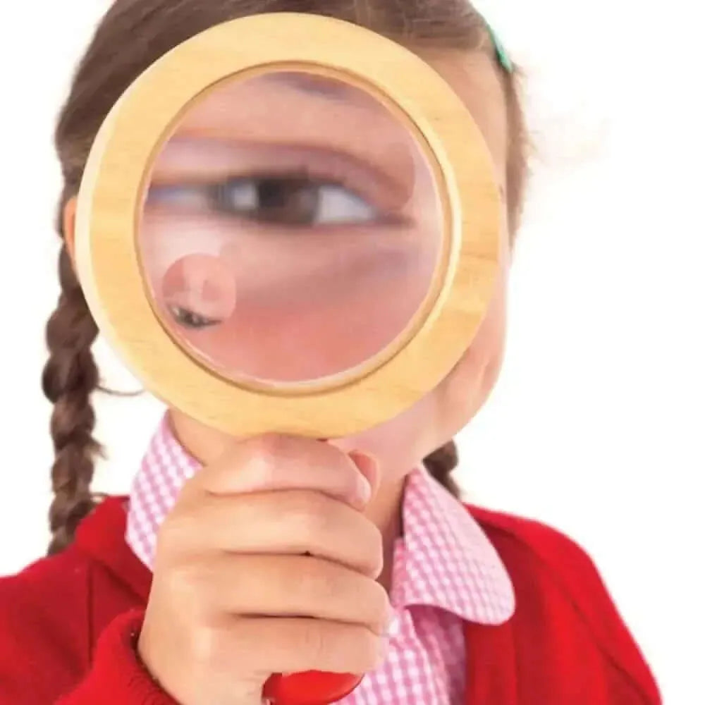 Easy Hold Wooden Hand Lens-Easy Hold Wooden Hand Lens