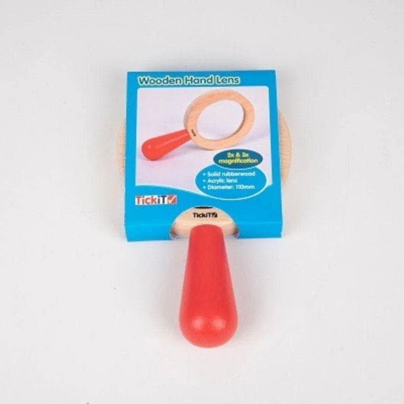 Easy Hold Wooden Hand Lens-Easy Hold Wooden Hand Lens