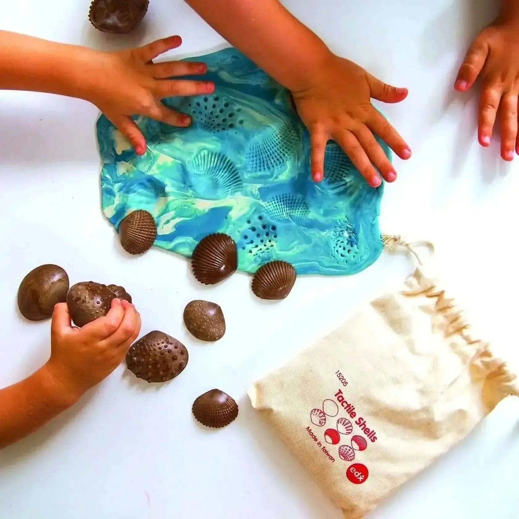 Eco Friendly Tactile Shells Pack 36-Eco Friendly Tactile Shells Pack 36