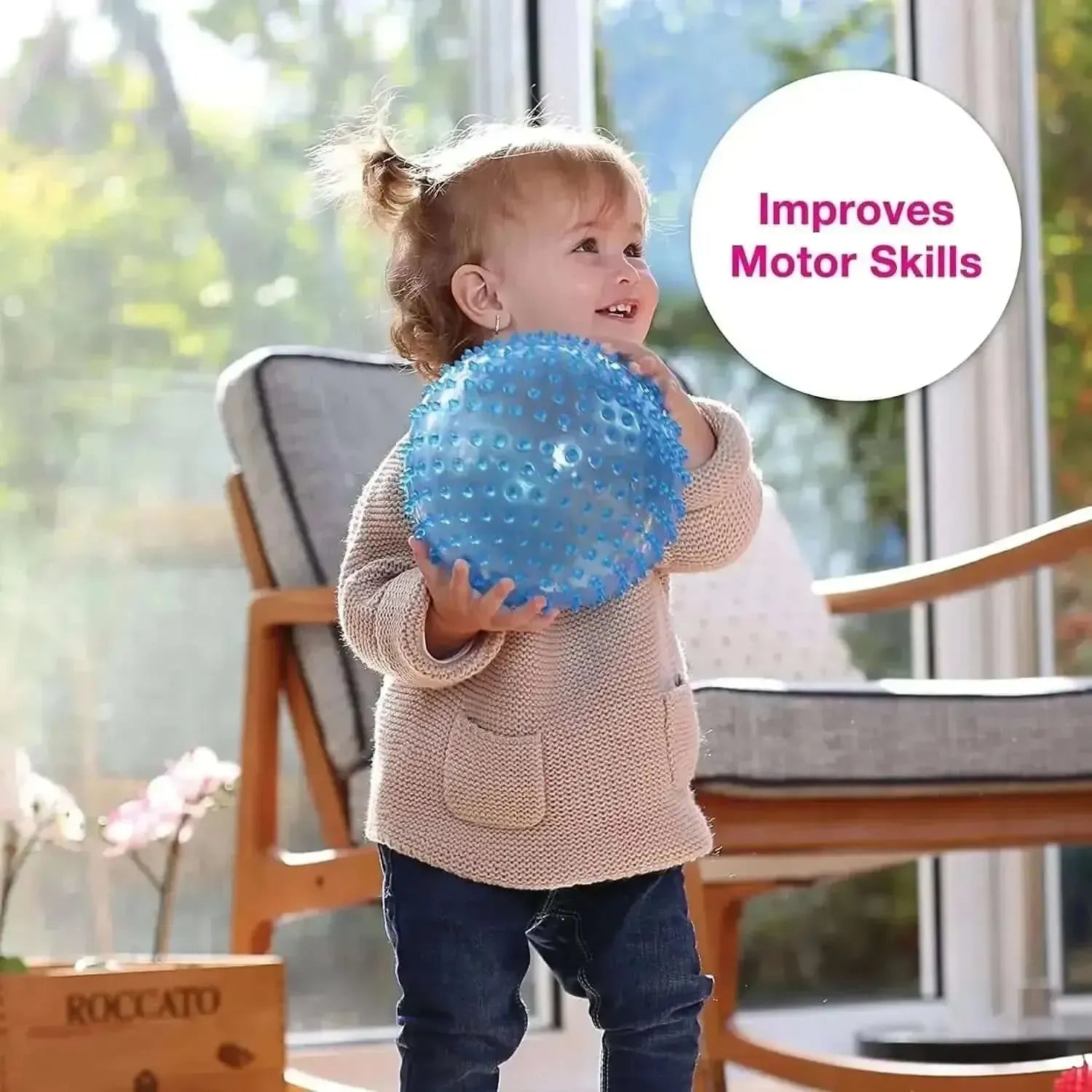 Edushape 18cm See Me Sensory Ball-Edushape 18cm See Me Sensory Ball