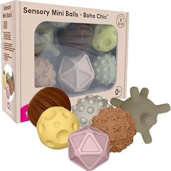 Edushape Baby Sensory Balls Boho Chic-Edushape Baby Sensory Balls Boho Chic