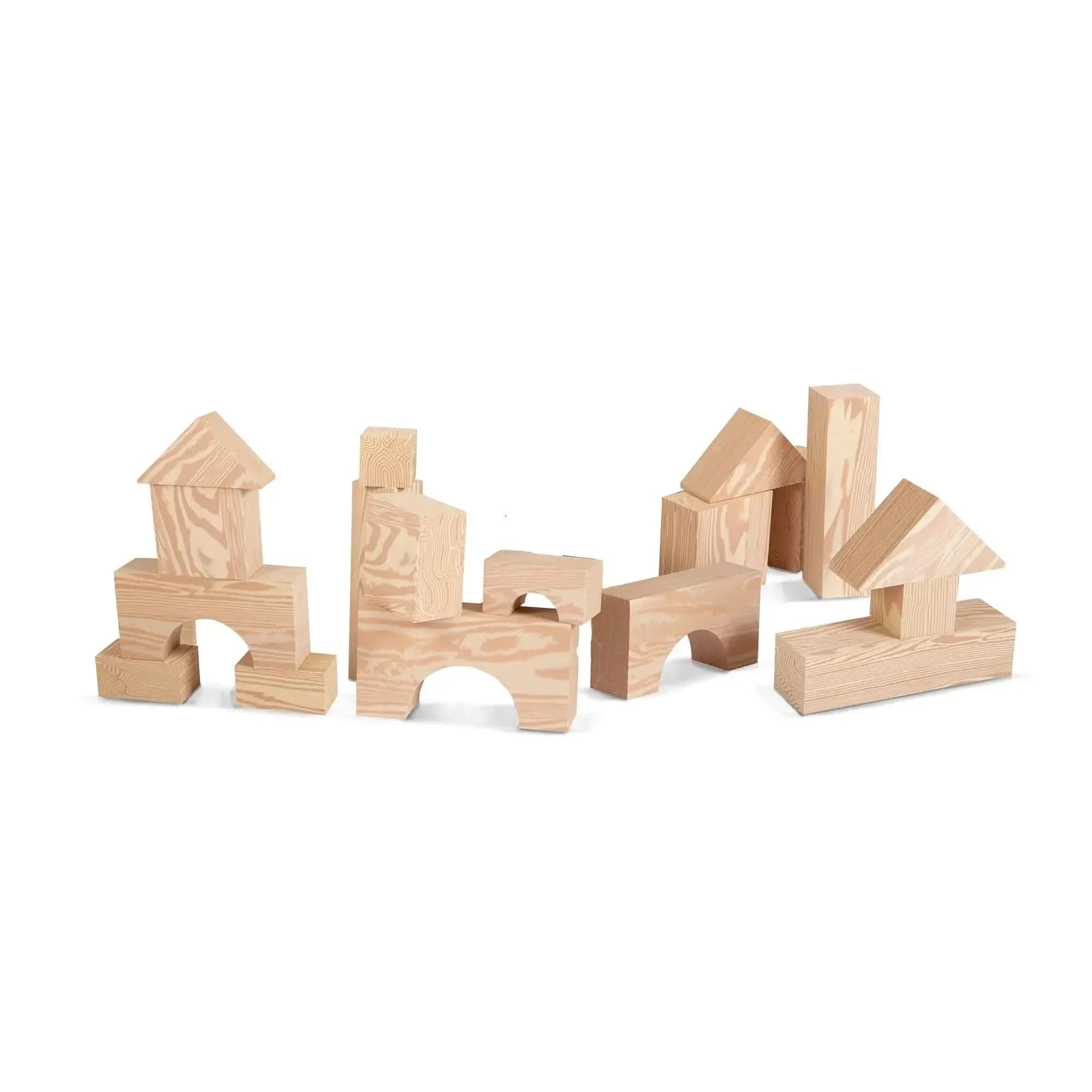 Edushape Big Wood Like Foam Blocks-Edushape Big Wood Like Foam Blocks