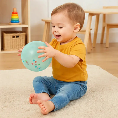 Edushape Rainbow Soft Ball-Edushape Rainbow Soft Ball