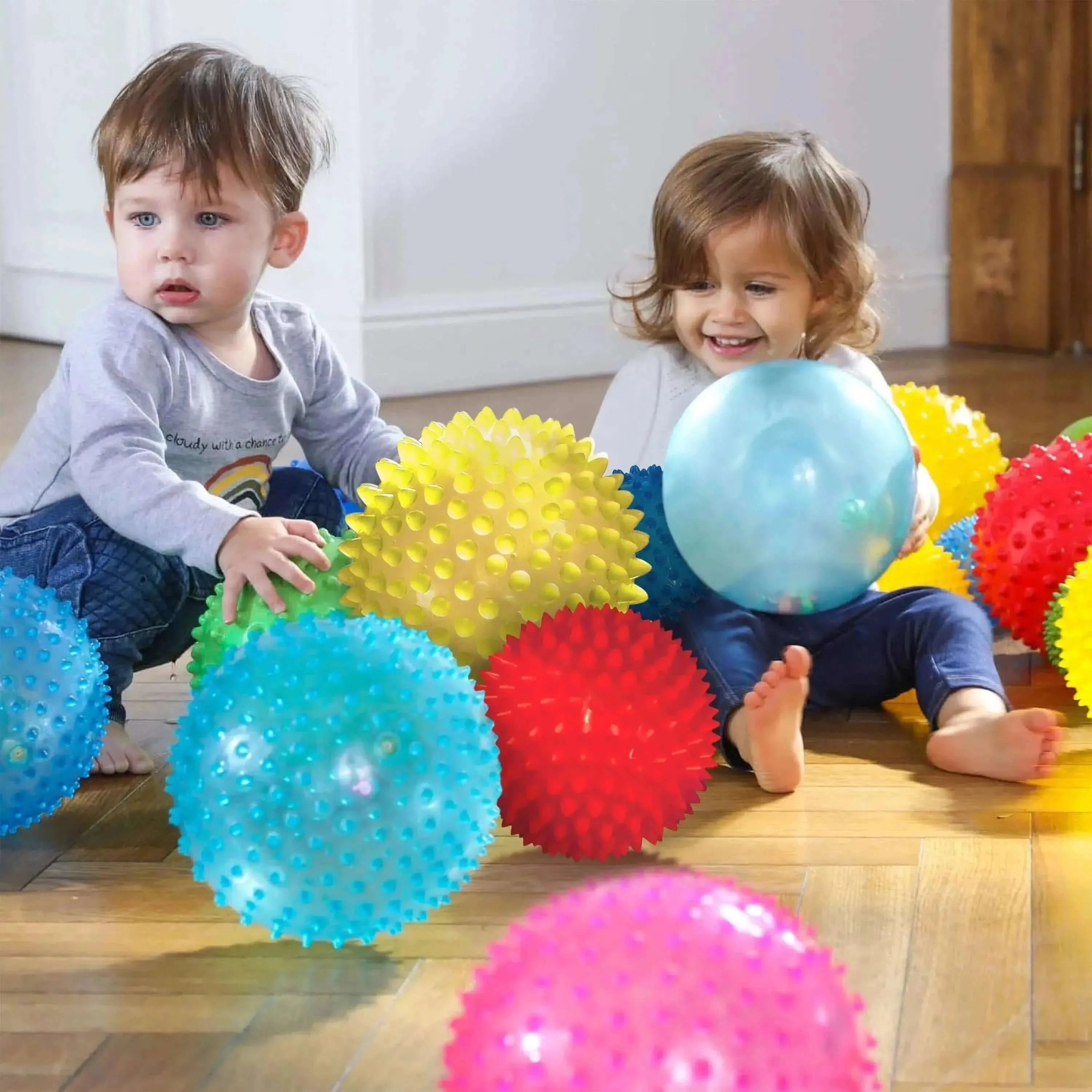 Edushape Rainbow Soft Ball-Edushape Rainbow Soft Ball