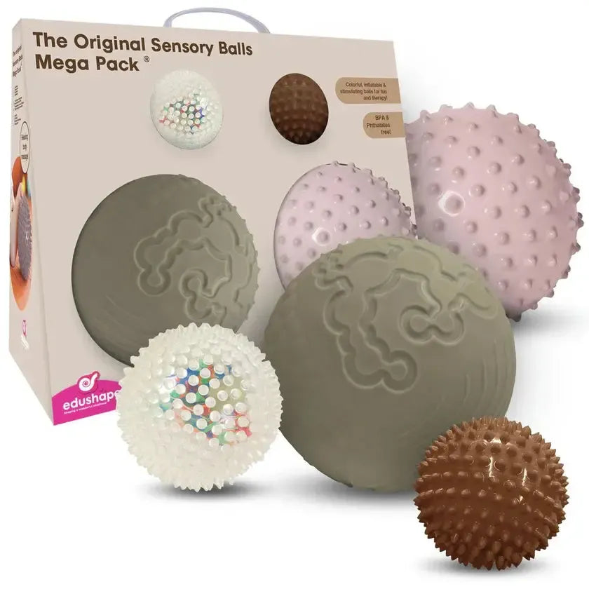 Edushape Sensory Ball Mega Pack - Boho Chic-Edushape Sensory Ball Mega Pack - Boho Chic