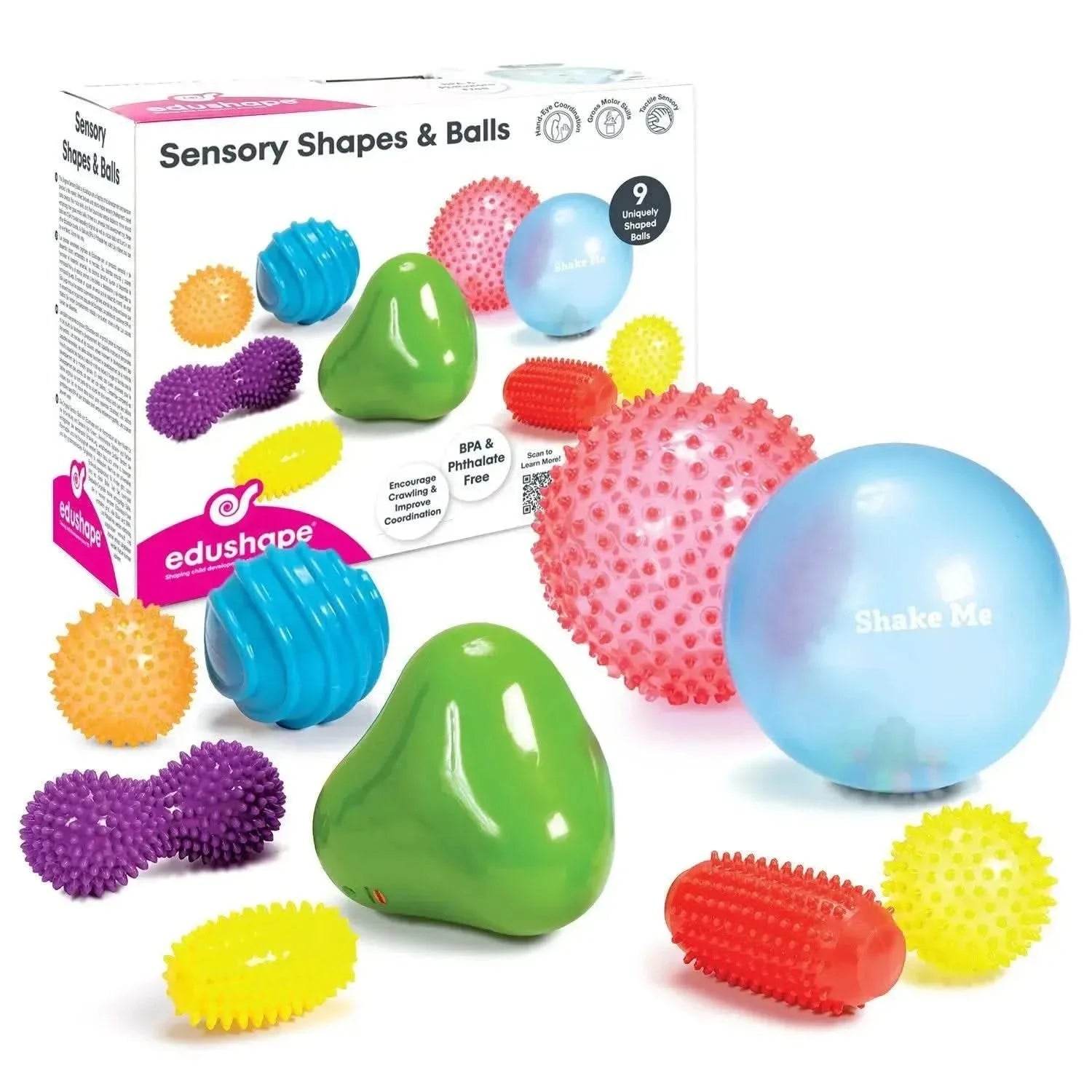Edushape Sensory Shapes and Balls Kit-Edushape Sensory Shapes and Balls Kit
