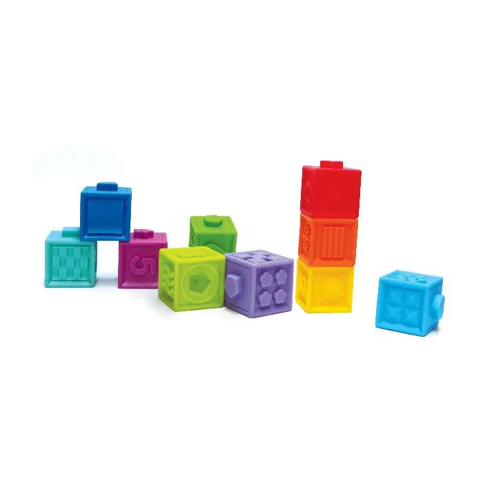 Edushape Textured Pop Blocks-Edushape Textured Pop Blocks