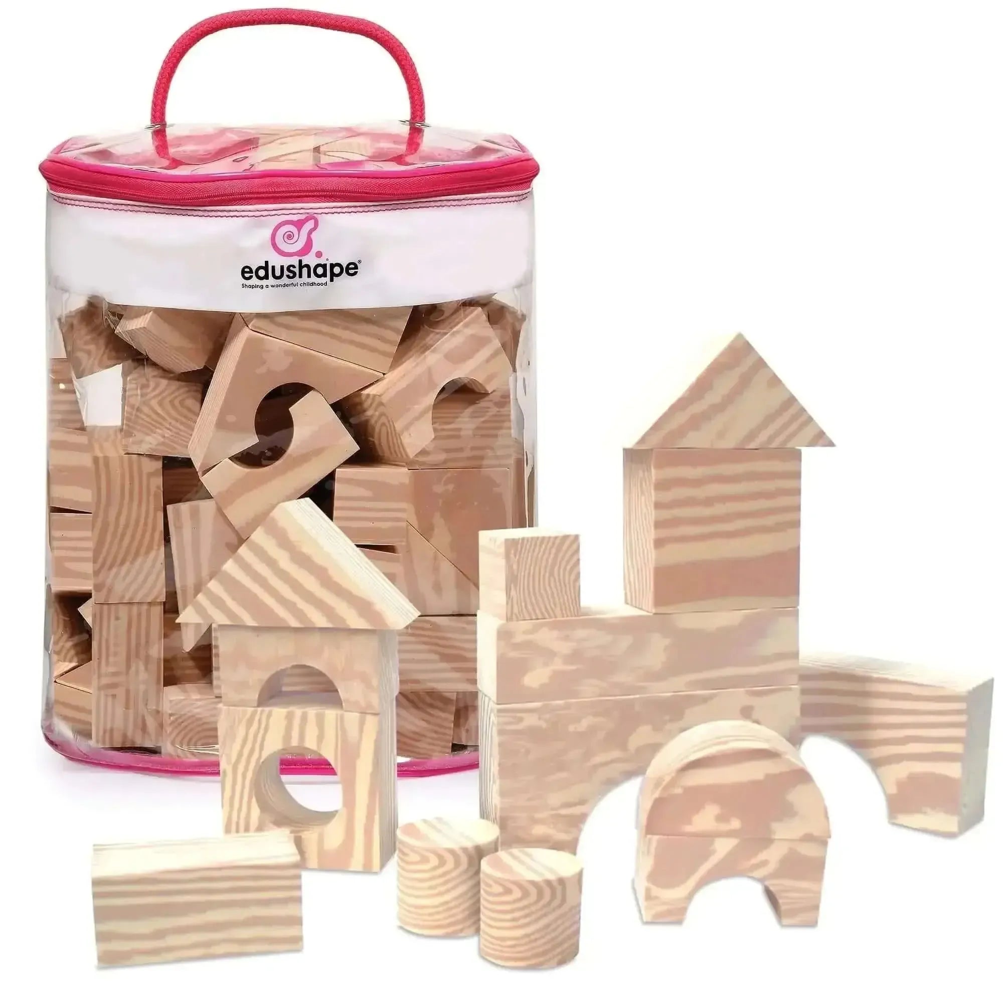 Edushape Wood-Like Soft Blocks-Edushape Wood-Like Soft Blocks
