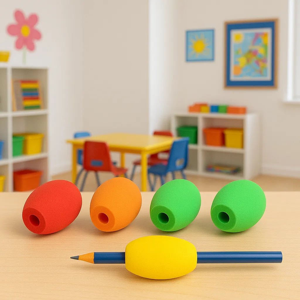Egg Pencil Grips 6 Pack-Egg Pencil Grips 6 Pack