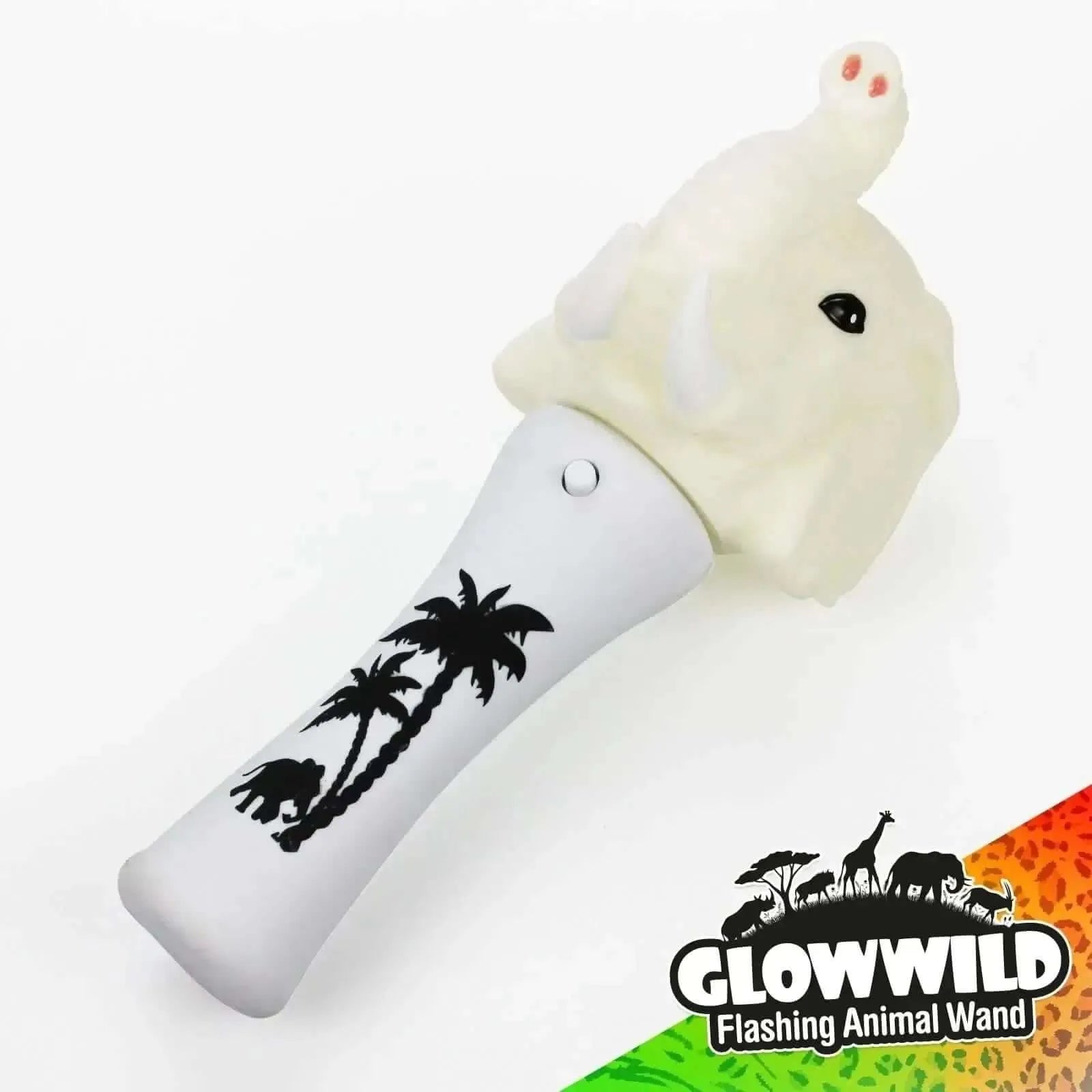 Elephant Mini Light Up Animal Wand 7"-Elephant Mini Light Up Animal Wand 7"