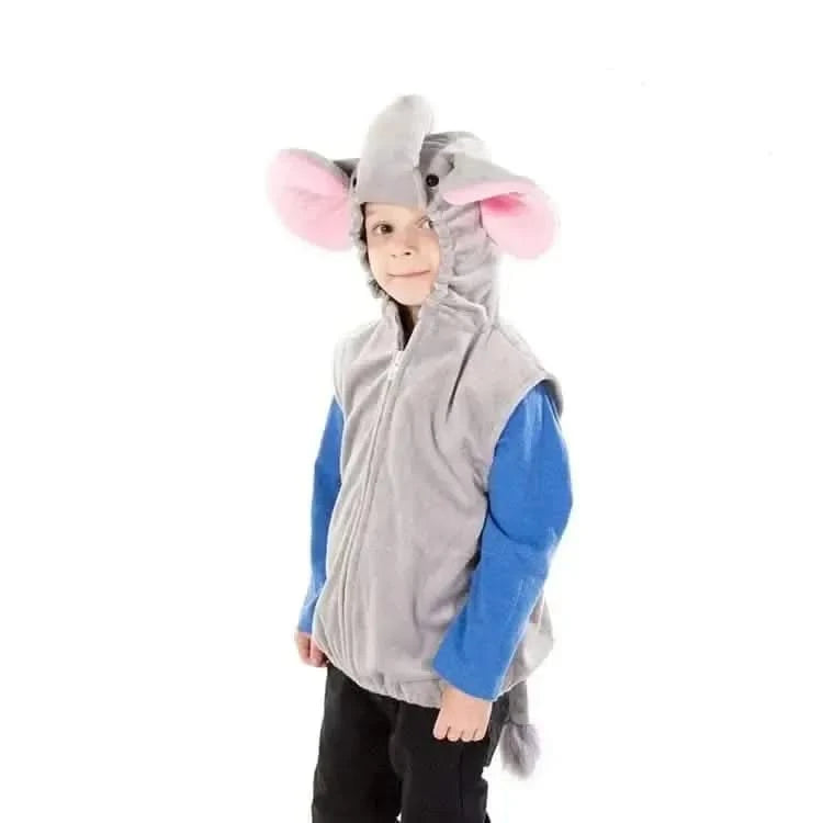 Elephant Zip Top Fancy Dress-Elephant Zip Top Fancy Dress