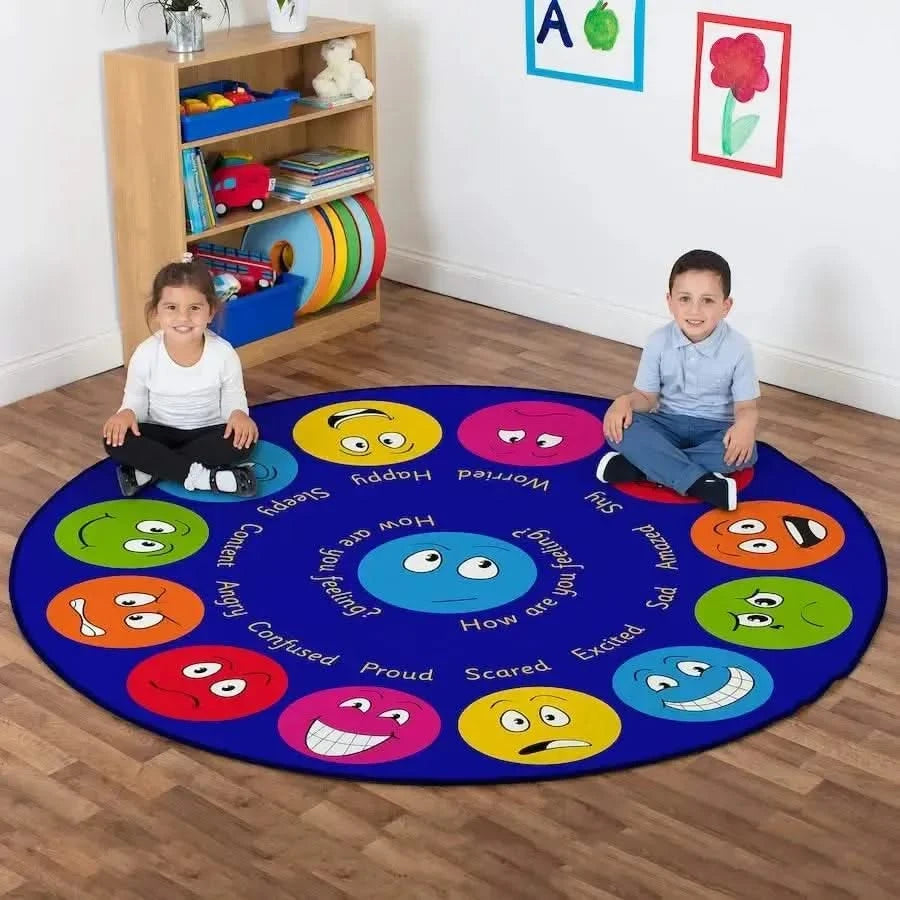 Emotions Interactive Circular Carpet-Emotions Interactive Circular Carpet