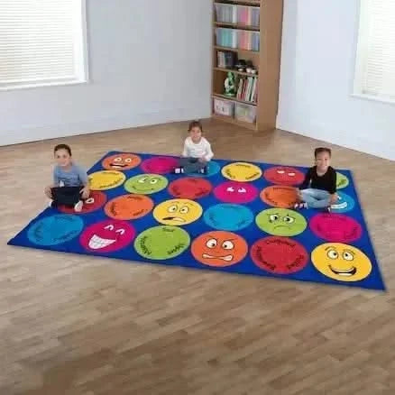 Emotions Interactive Rectangular Carpet-Emotions Interactive Rectangular Carpet