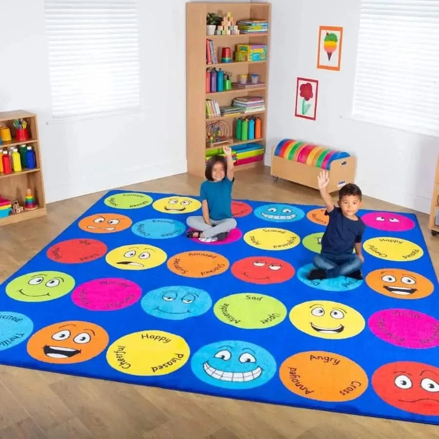 Emotions Interactive Square Placement Carpet-Emotions Interactive Square Placement Carpet