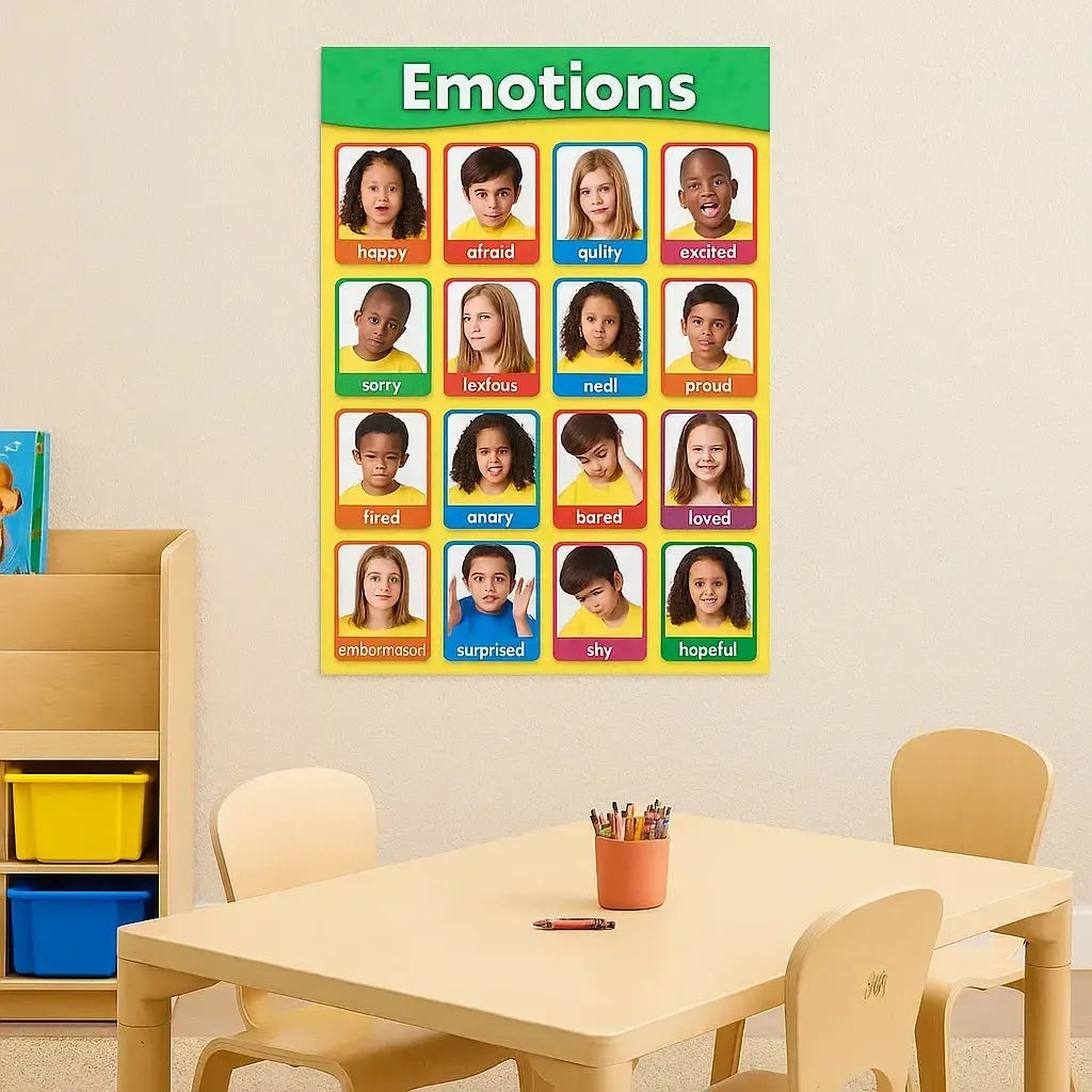 Emotions Wall Chart-Emotions Wall Chart
