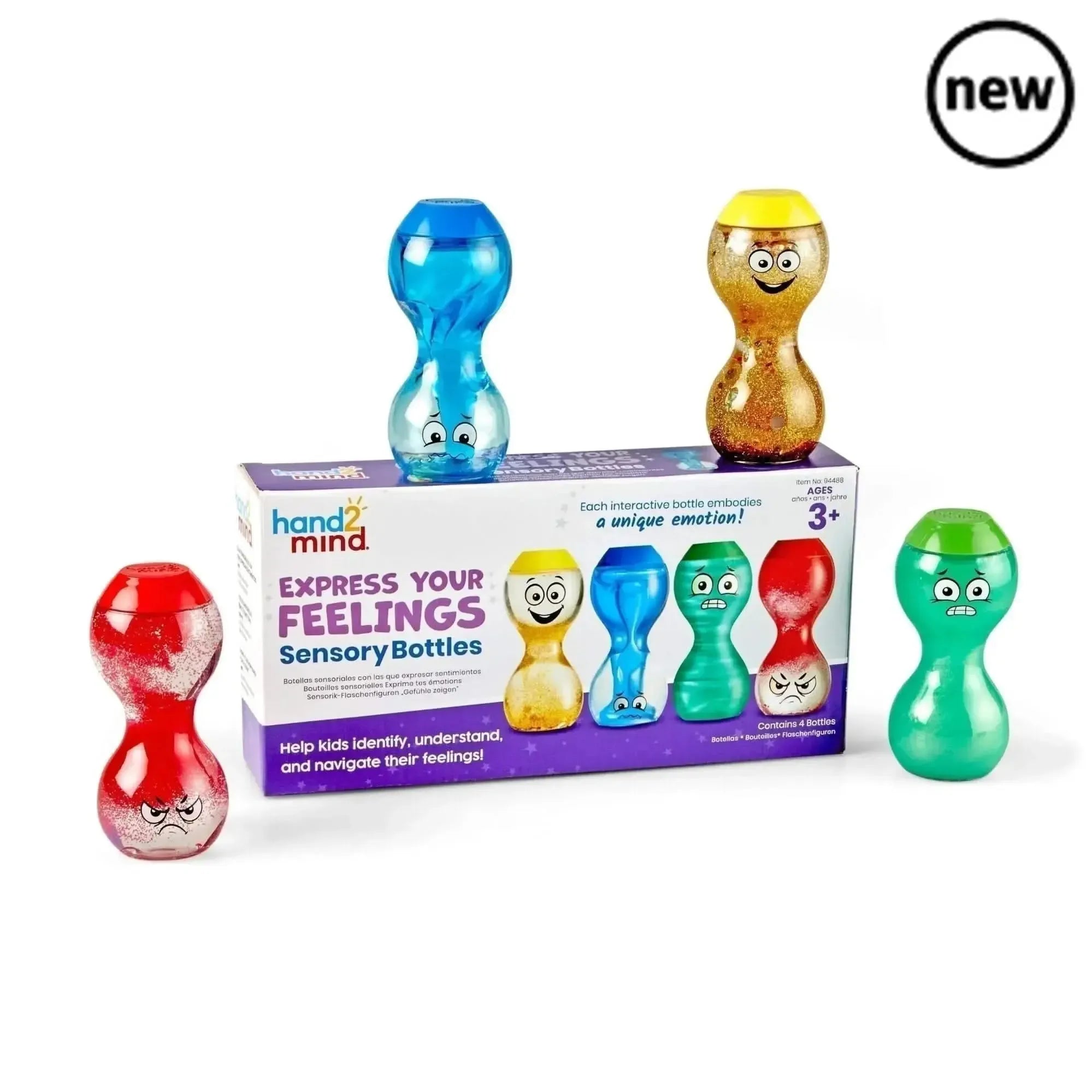Express Your Feelings Sensory Bottles-Express Your Feelings Sensory Bottles