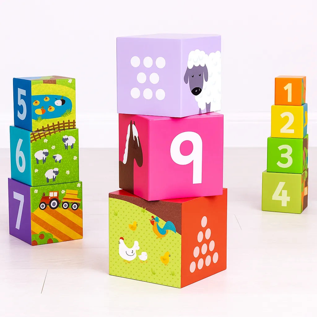 Farmyard Stacking Cubes-Farmyard Stacking Cubes