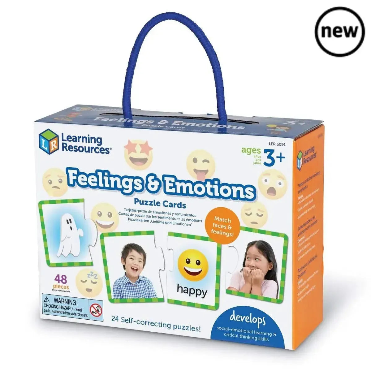 Feelings & Emotions Puzzle Cards-Feelings & Emotions Puzzle Cards