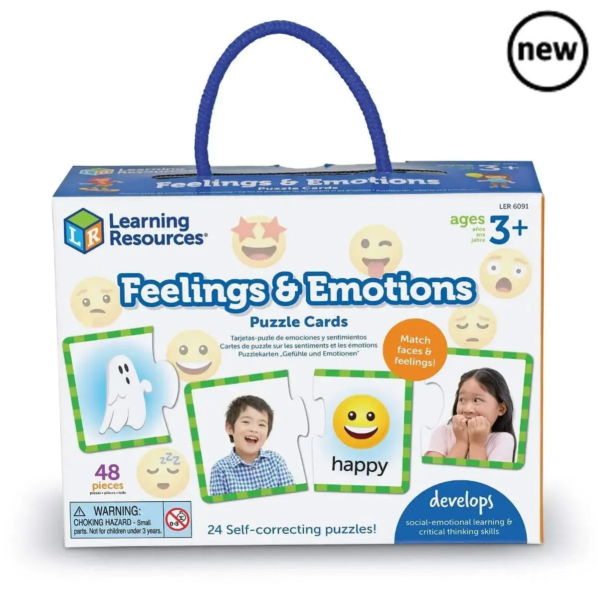 Feelings & Emotions Puzzle Cards-Feelings & Emotions Puzzle Cards