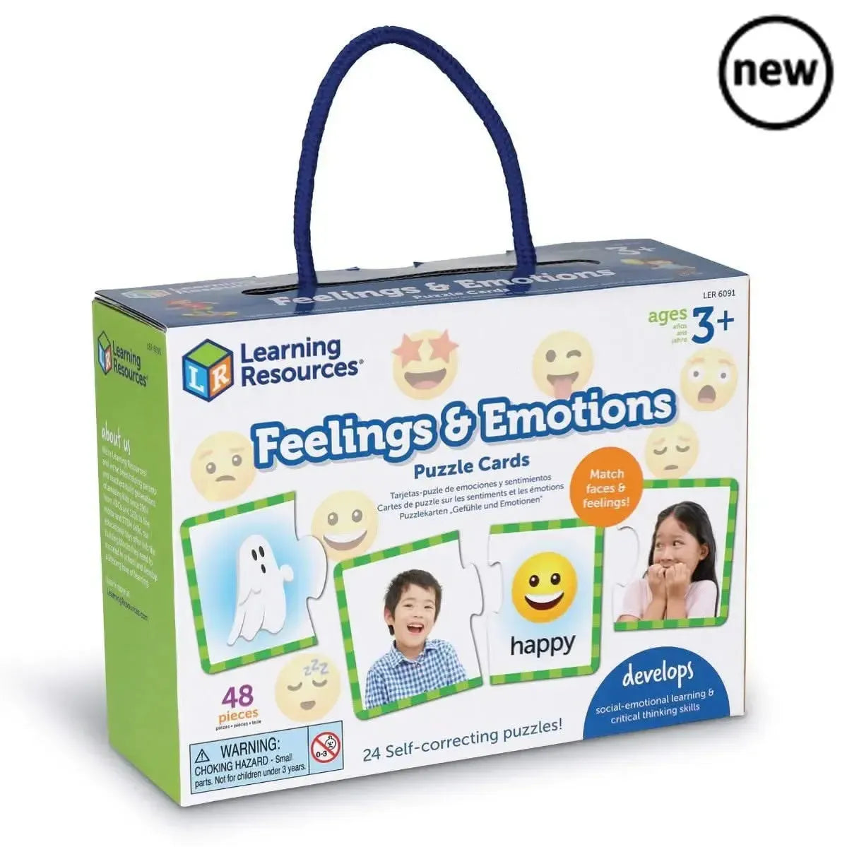 Feelings & Emotions Puzzle Cards-Feelings & Emotions Puzzle Cards
