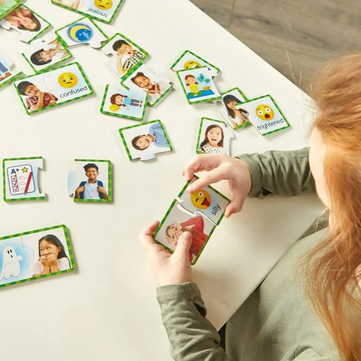 Feelings & Emotions Puzzle Cards-Feelings & Emotions Puzzle Cards