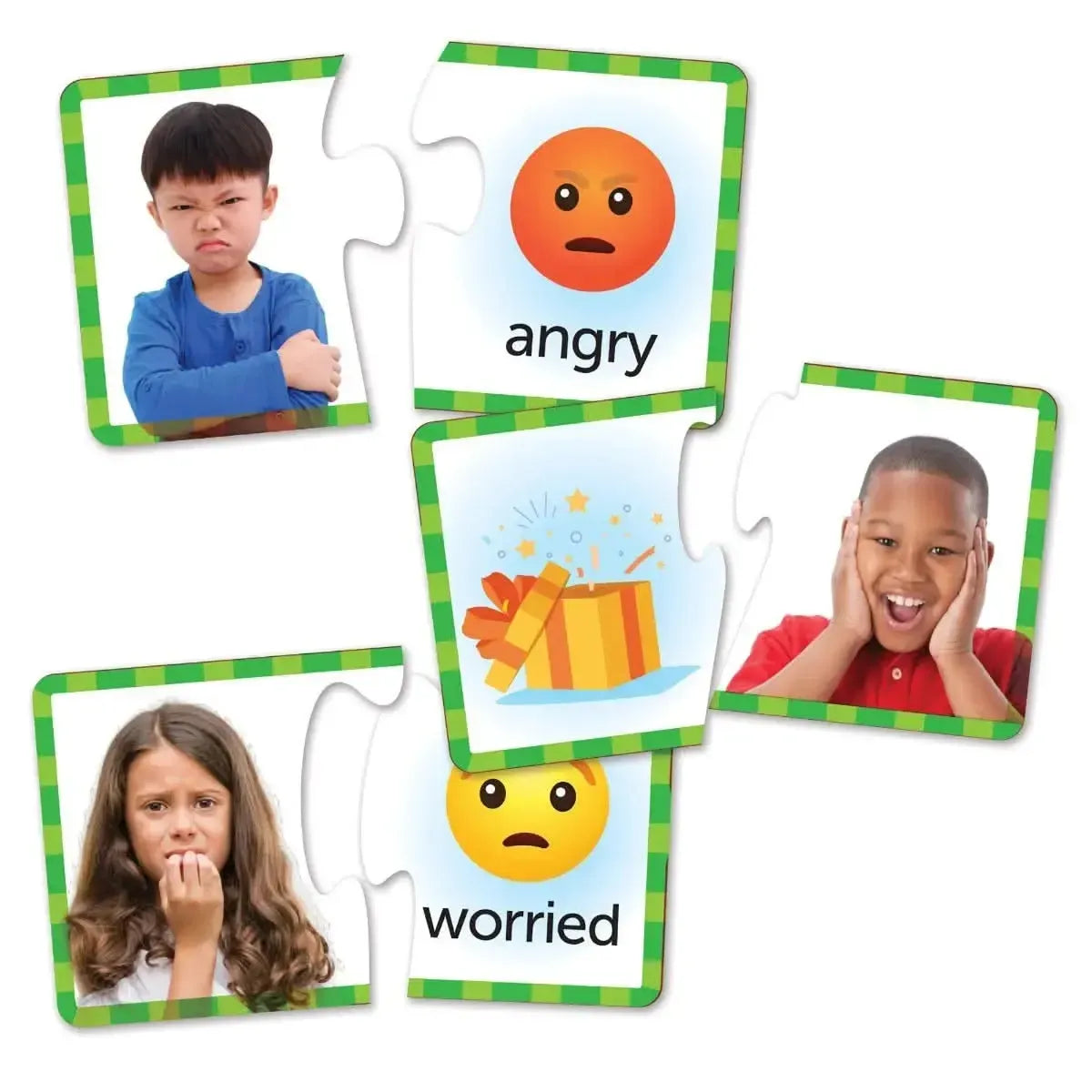 Feelings & Emotions Puzzle Cards-Feelings & Emotions Puzzle Cards