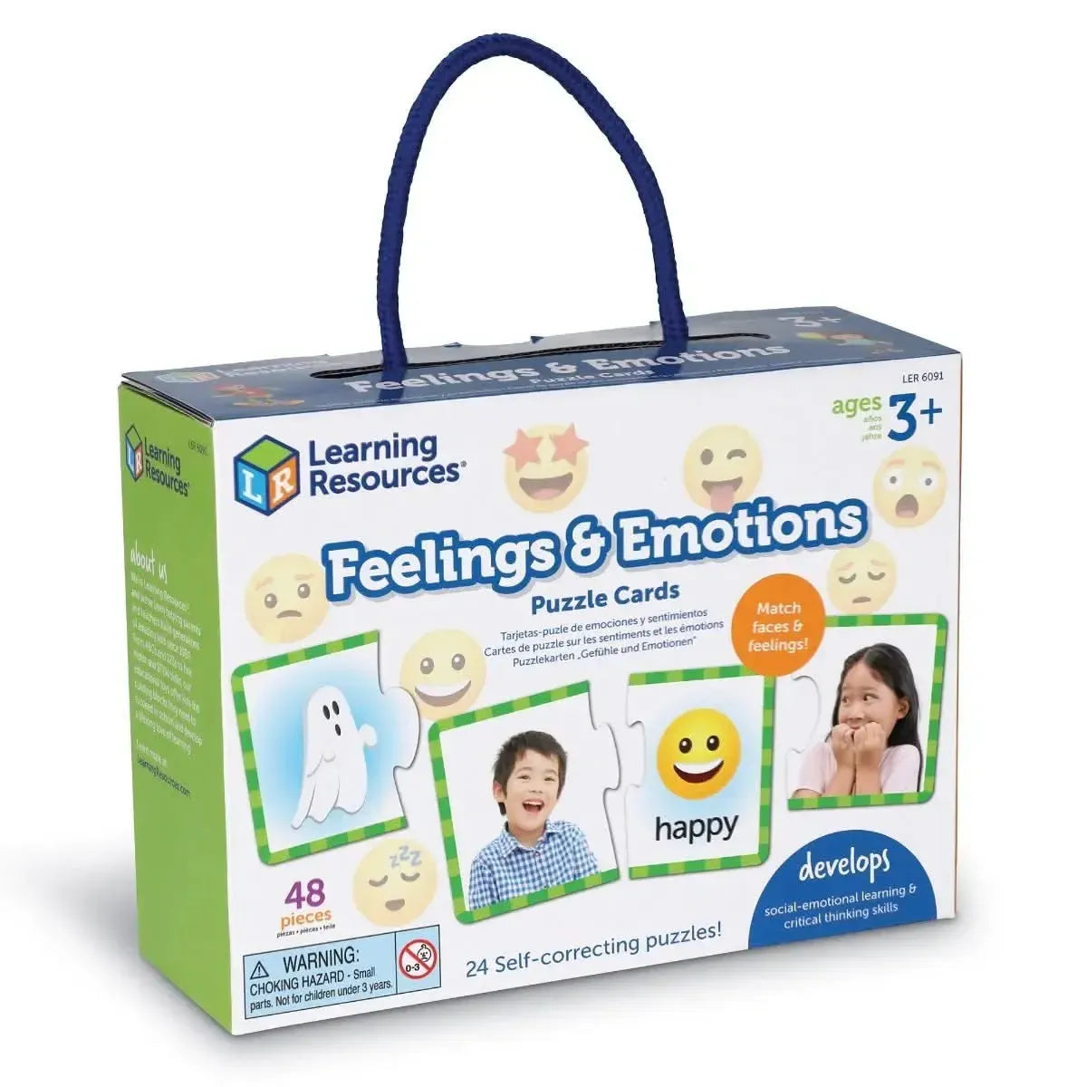 Feelings & Emotions Puzzle Cards-Feelings & Emotions Puzzle Cards