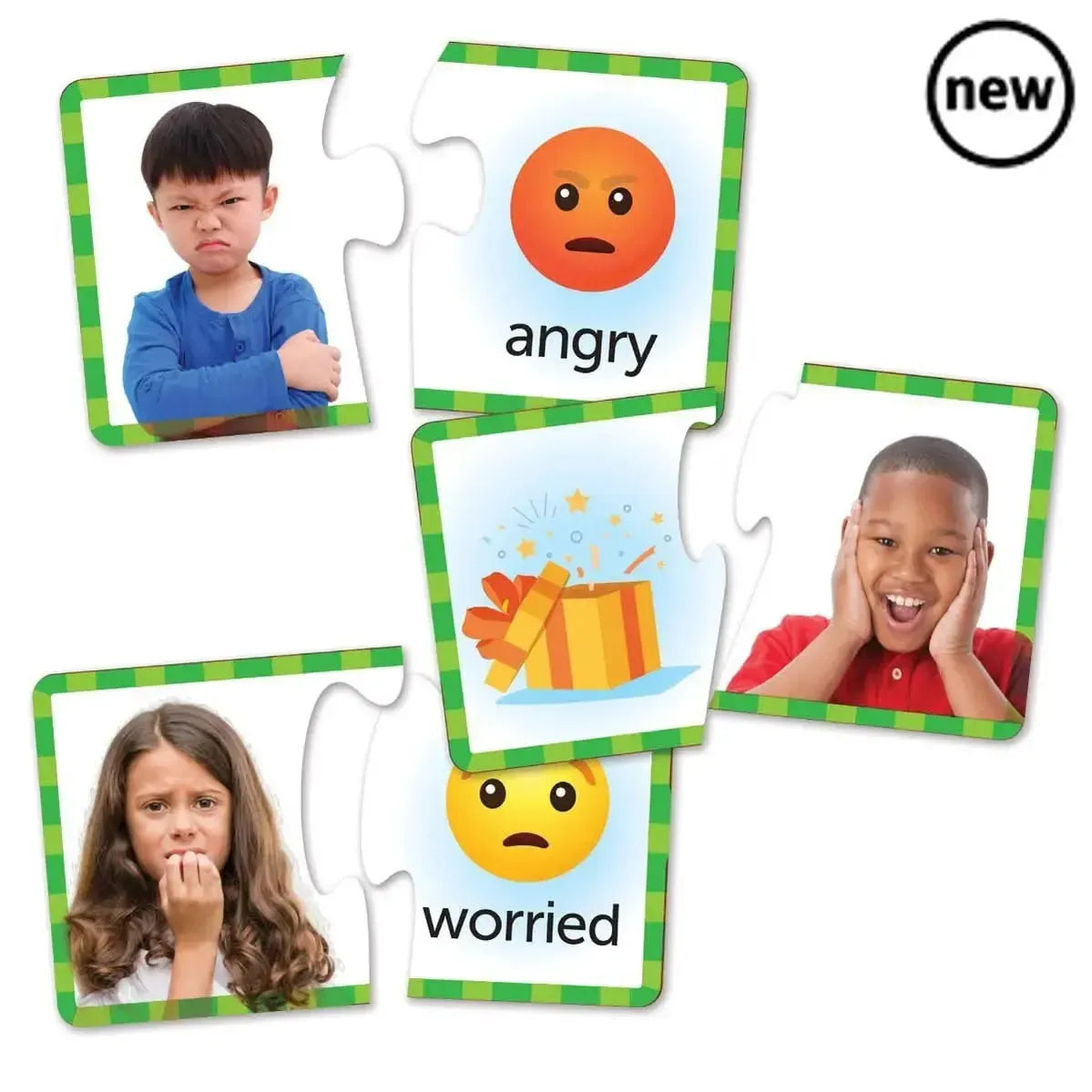 Feelings & Emotions Puzzle Cards-Feelings & Emotions Puzzle Cards