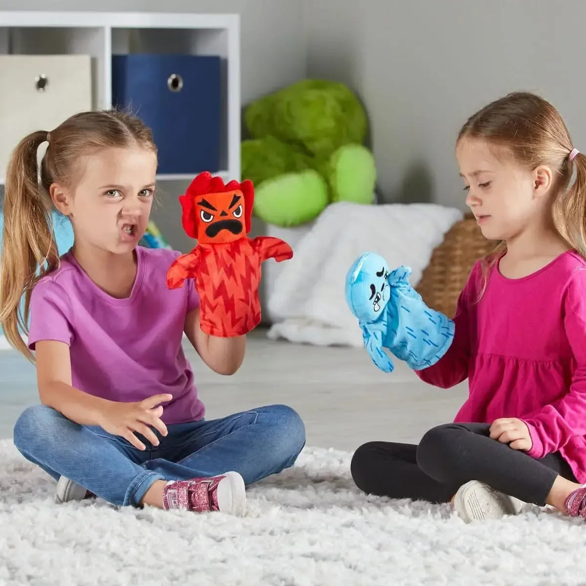 Feelings Family Hand Puppets-Feelings Family Hand Puppets