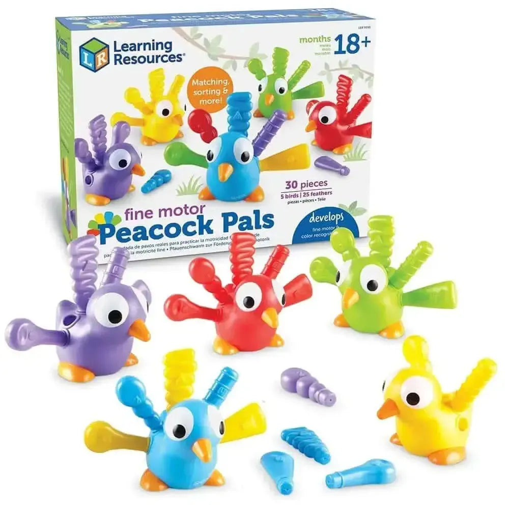 Fine Motor Peacock Pals-Fine Motor Peacock Pals