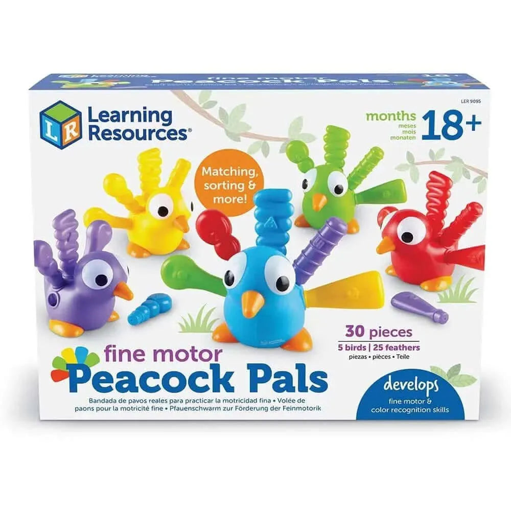 Fine Motor Peacock Pals-Fine Motor Peacock Pals