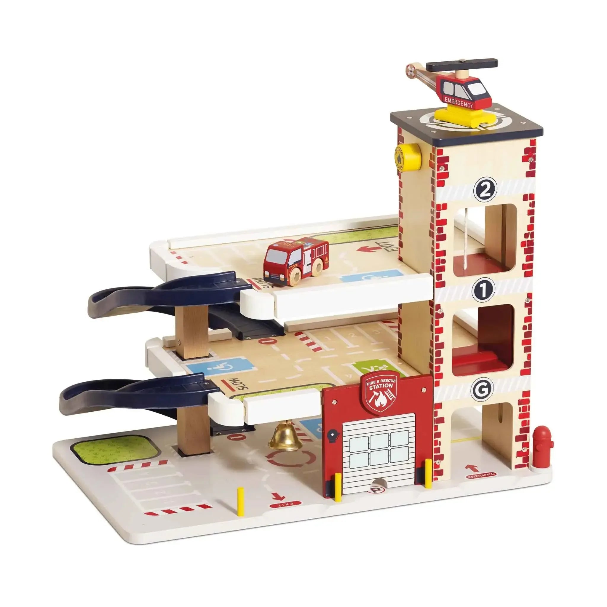 Fire & Rescue Wooden Garage-Fire & Rescue Wooden Garage