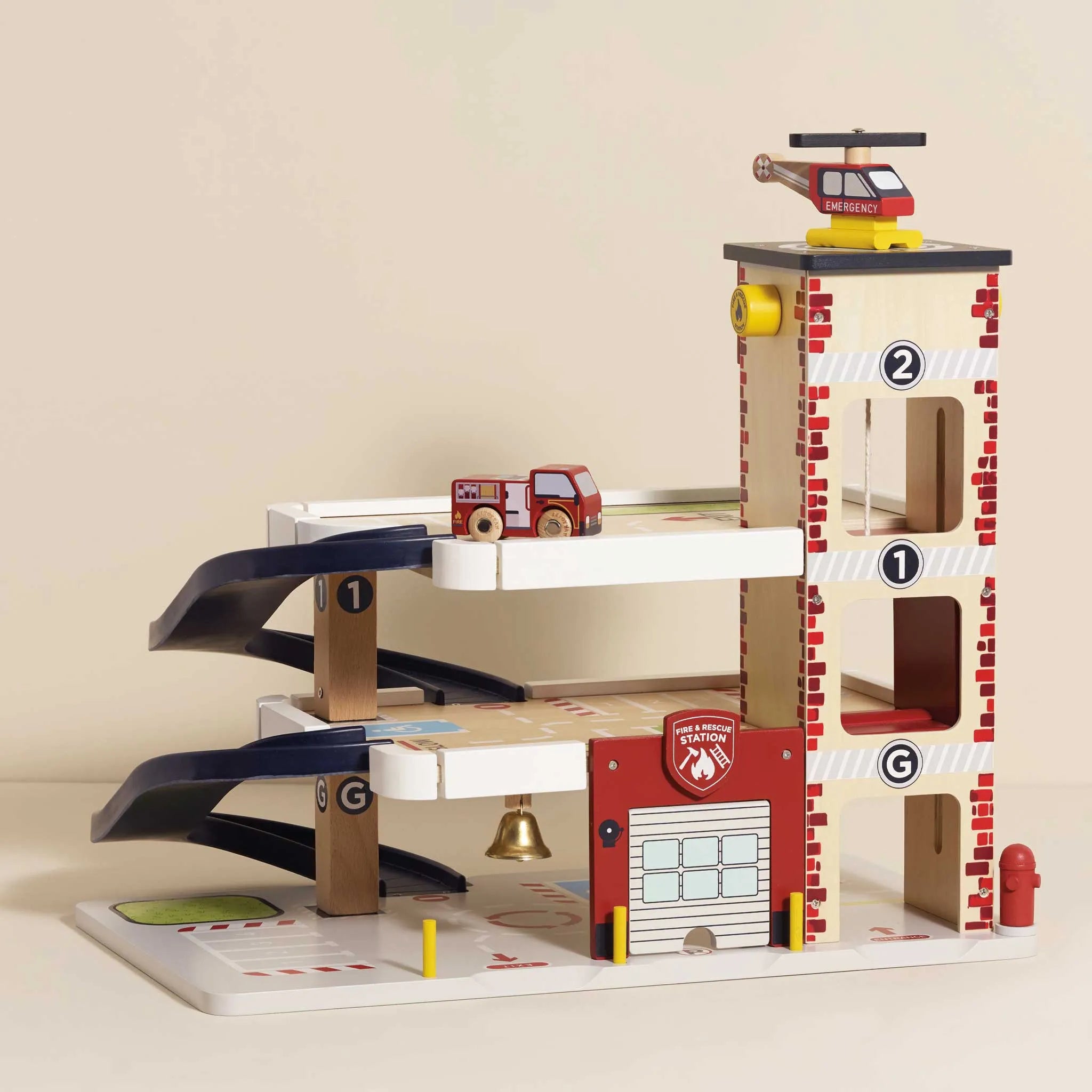 Fire & Rescue Wooden Garage-Fire & Rescue Wooden Garage