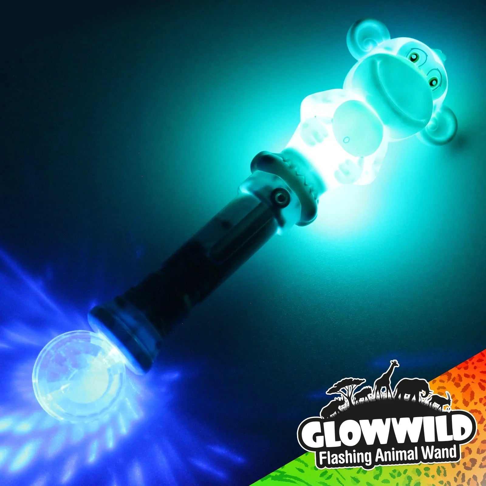 Monkey Mega Flashing Animal Wand-Monkey Mega Flashing Animal Wand