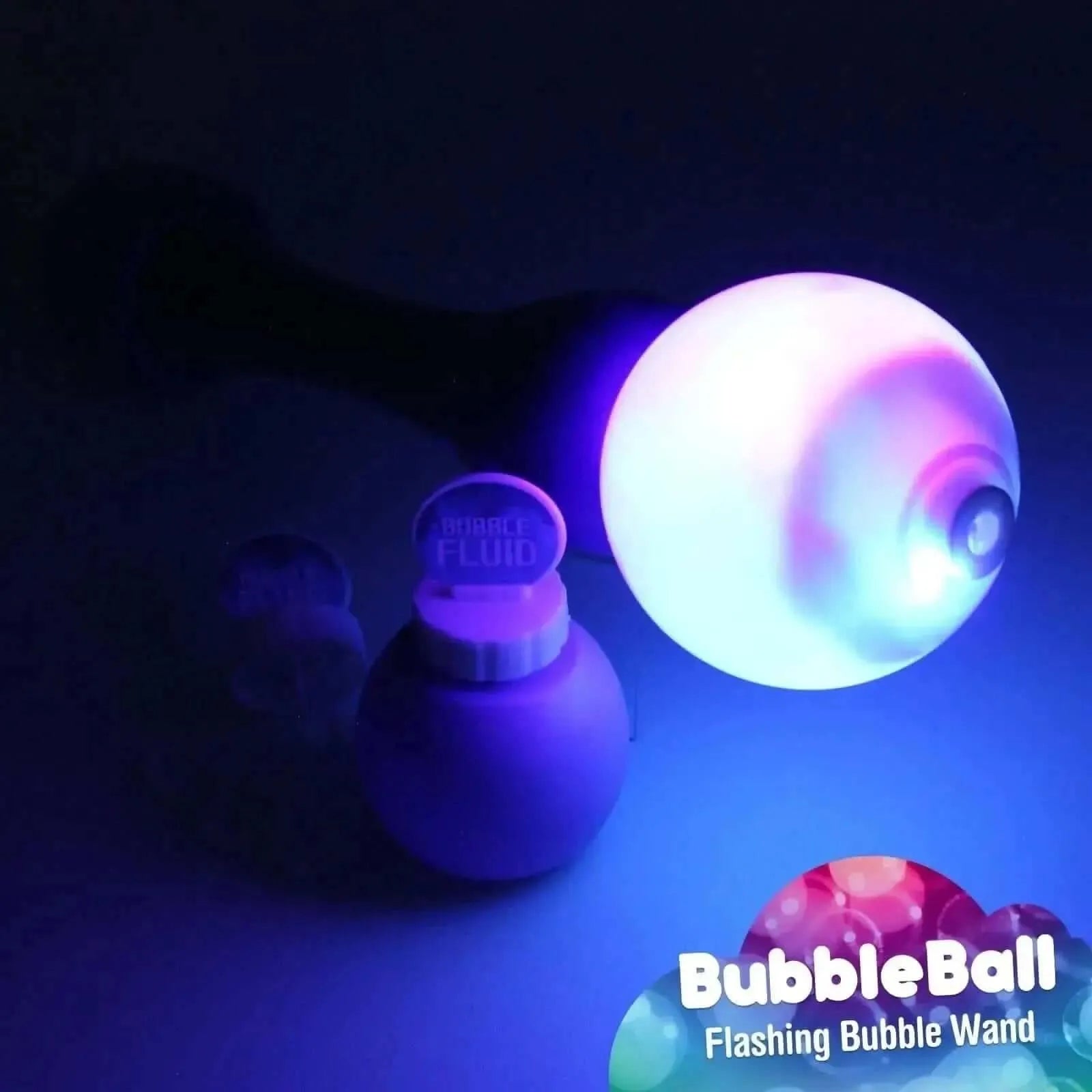 Flashing Bubble Ball Wand-Flashing Bubble Ball Wand