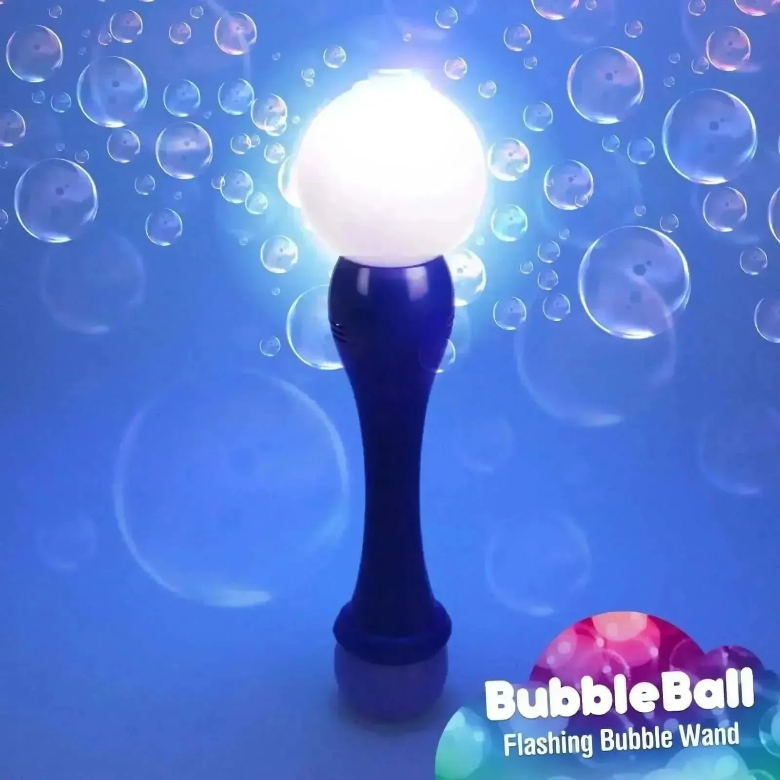 Flashing Bubble Ball Wand-Flashing Bubble Ball Wand